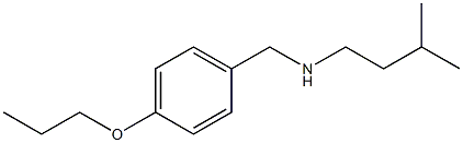 (3-methylbutyl)[(4-propoxyphenyl)methyl]amine Struktur