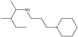 (3-methylpentan-2-yl)[3-(piperidin-1-yl)propyl]amine Struktur