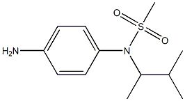 (4-aminophenyl)-N-(3-methylbutan-2-yl)methanesulfonamide Struktur