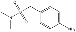 (4-aminophenyl)-N,N-dimethylmethanesulfonamide Struktur