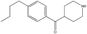 (4-butylphenyl)(piperidin-4-yl)methanone Struktur