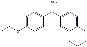 (4-ethoxyphenyl)(5,6,7,8-tetrahydronaphthalen-2-yl)methanamine Struktur