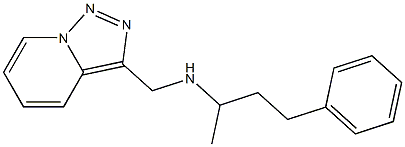 (4-phenylbutan-2-yl)({[1,2,4]triazolo[3,4-a]pyridin-3-ylmethyl})amine Struktur