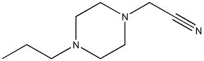 (4-propylpiperazin-1-yl)acetonitrile Struktur