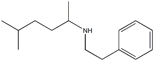 (5-methylhexan-2-yl)(2-phenylethyl)amine Struktur