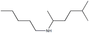 (5-methylhexan-2-yl)(pentyl)amine Struktur