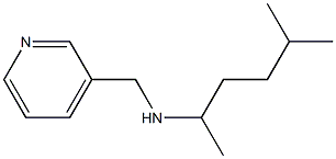 (5-methylhexan-2-yl)(pyridin-3-ylmethyl)amine Struktur