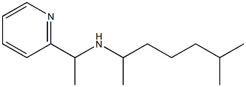 (6-methylheptan-2-yl)[1-(pyridin-2-yl)ethyl]amine Struktur