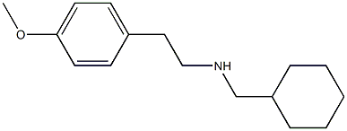 (cyclohexylmethyl)[2-(4-methoxyphenyl)ethyl]amine Struktur