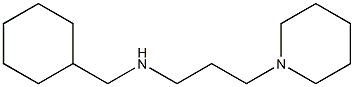 (cyclohexylmethyl)[3-(piperidin-1-yl)propyl]amine Struktur