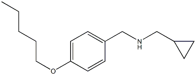 (cyclopropylmethyl)({[4-(pentyloxy)phenyl]methyl})amine Struktur