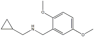 (cyclopropylmethyl)[(2,5-dimethoxyphenyl)methyl]amine Struktur