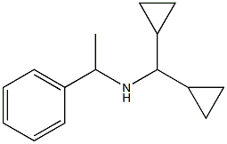 (dicyclopropylmethyl)(1-phenylethyl)amine Struktur