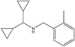 (dicyclopropylmethyl)[(2-methylphenyl)methyl]amine Struktur