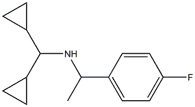 (dicyclopropylmethyl)[1-(4-fluorophenyl)ethyl]amine Struktur