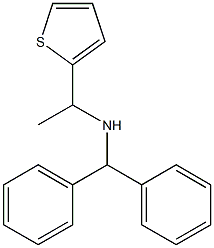 (diphenylmethyl)[1-(thiophen-2-yl)ethyl]amine Struktur