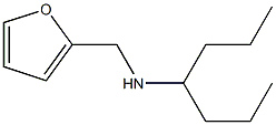 (furan-2-ylmethyl)(heptan-4-yl)amine Struktur