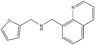 (furan-2-ylmethyl)(quinolin-8-ylmethyl)amine Struktur