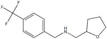 (oxolan-2-ylmethyl)({[4-(trifluoromethyl)phenyl]methyl})amine Struktur