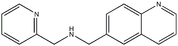 (pyridin-2-ylmethyl)(quinolin-6-ylmethyl)amine Struktur