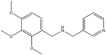 (pyridin-3-ylmethyl)[(2,3,4-trimethoxyphenyl)methyl]amine Struktur