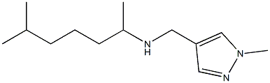 [(1-methyl-1H-pyrazol-4-yl)methyl](6-methylheptan-2-yl)amine Struktur