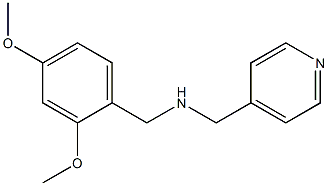 [(2,4-dimethoxyphenyl)methyl](pyridin-4-ylmethyl)amine Struktur