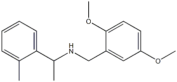 [(2,5-dimethoxyphenyl)methyl][1-(2-methylphenyl)ethyl]amine Struktur