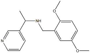 [(2,5-dimethoxyphenyl)methyl][1-(pyridin-3-yl)ethyl]amine Struktur