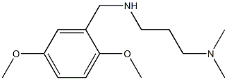 [(2,5-dimethoxyphenyl)methyl][3-(dimethylamino)propyl]amine Struktur