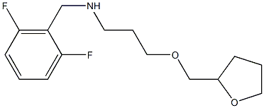 [(2,6-difluorophenyl)methyl][3-(oxolan-2-ylmethoxy)propyl]amine Struktur