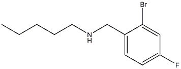 [(2-bromo-4-fluorophenyl)methyl](pentyl)amine Struktur