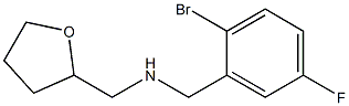 [(2-bromo-5-fluorophenyl)methyl](oxolan-2-ylmethyl)amine Struktur