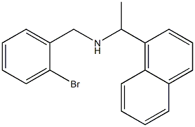 [(2-bromophenyl)methyl][1-(naphthalen-1-yl)ethyl]amine Struktur