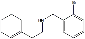 [(2-bromophenyl)methyl][2-(cyclohex-1-en-1-yl)ethyl]amine Struktur