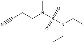 [(2-cyanoethyl)(methyl)sulfamoyl]diethylamine Struktur