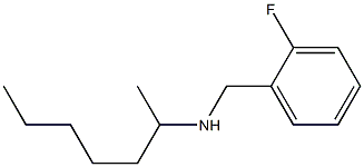 [(2-fluorophenyl)methyl](heptan-2-yl)amine Struktur