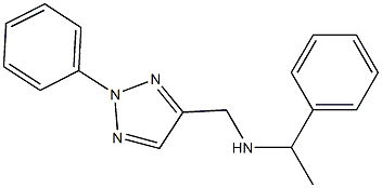 [(2-phenyl-2H-1,2,3-triazol-4-yl)methyl](1-phenylethyl)amine Struktur