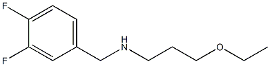 [(3,4-difluorophenyl)methyl](3-ethoxypropyl)amine Struktur