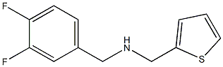 [(3,4-difluorophenyl)methyl](thiophen-2-ylmethyl)amine Struktur