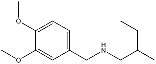 [(3,4-dimethoxyphenyl)methyl](2-methylbutyl)amine Struktur