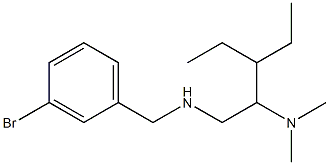 [(3-bromophenyl)methyl][2-(dimethylamino)-3-ethylpentyl]amine Struktur