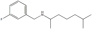 [(3-fluorophenyl)methyl](6-methylheptan-2-yl)amine Struktur