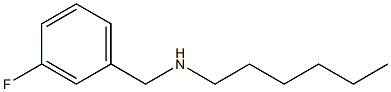 [(3-fluorophenyl)methyl](hexyl)amine Struktur