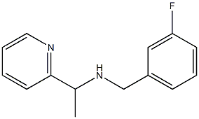 [(3-fluorophenyl)methyl][1-(pyridin-2-yl)ethyl]amine Struktur