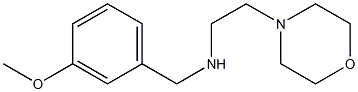 [(3-methoxyphenyl)methyl][2-(morpholin-4-yl)ethyl]amine Struktur