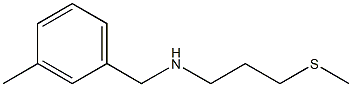 [(3-methylphenyl)methyl][3-(methylsulfanyl)propyl]amine Struktur