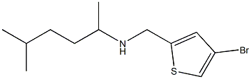 [(4-bromothiophen-2-yl)methyl](5-methylhexan-2-yl)amine Struktur