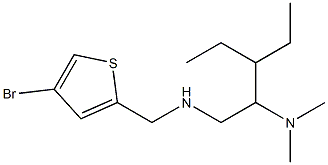 [(4-bromothiophen-2-yl)methyl][2-(dimethylamino)-3-ethylpentyl]amine Struktur