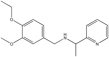 [(4-ethoxy-3-methoxyphenyl)methyl][1-(pyridin-2-yl)ethyl]amine Struktur